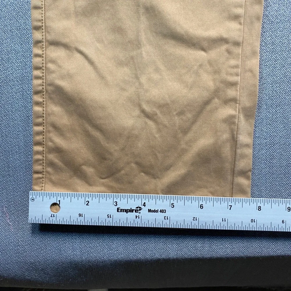 Peter Millar Mens 34 Tan Khaki 5-Pocket Stretch Cotton Straight Leg Pants